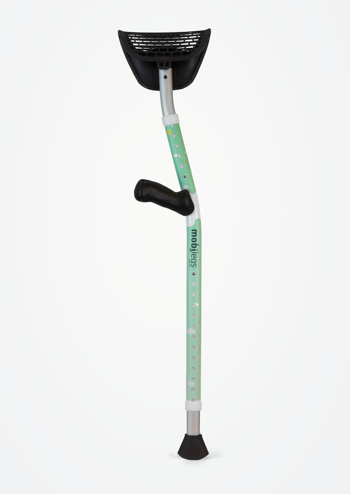 Mobilegs Ultra crutches in the Paper Airplane design