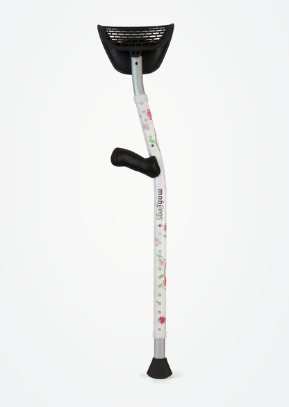Mobilegs Ultra crutches in the Watercolor Floral design