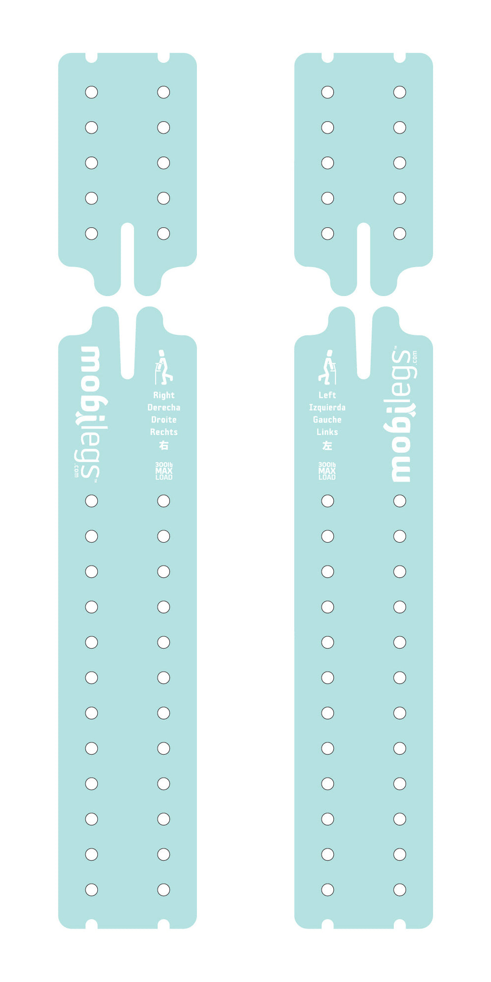 Mobiskin Style Your Mobilegs Crutches